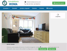 Tablet Screenshot of inmobiliariaroma.com